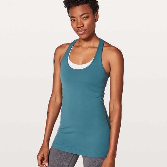 Lululemon Cool Racerback in Desert Teal size 4 - Picture 1 of 5